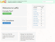 Tablet Screenshot of laffq.com